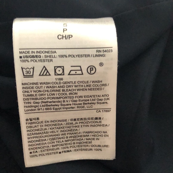 Banana Republic navy blue blouse size small - Picture 4 of 4